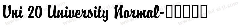 Vni 20 University Normal字体转换
